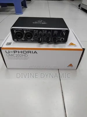 Beringer U-Phoria UMC202HD Sound Card