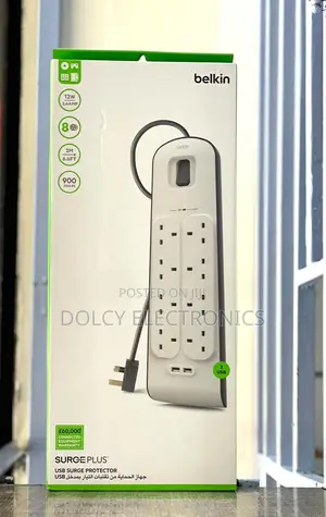 Belkin Surge Plus [USB Surge Protector|8 Outlets