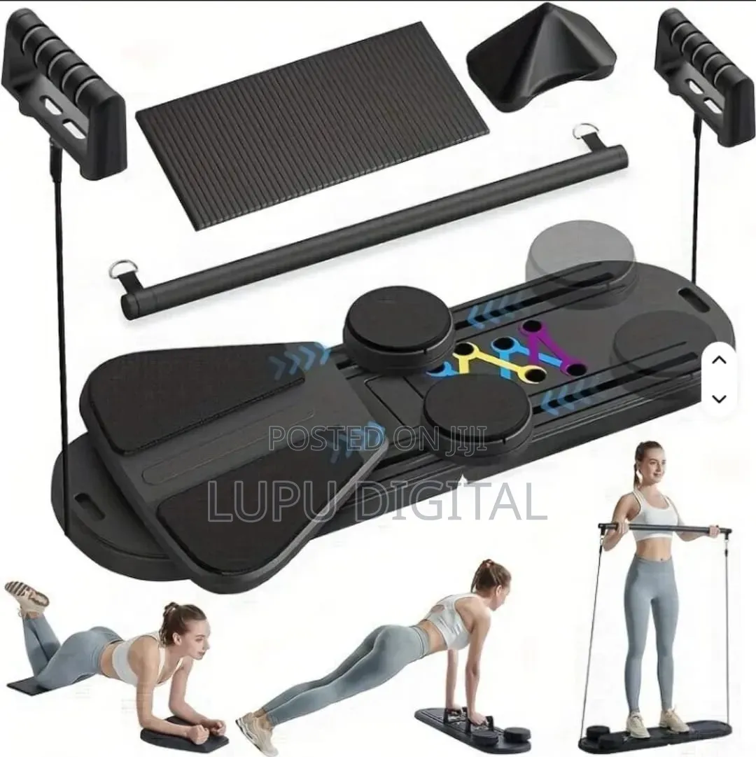 5 in 1 Foldable Pilates Board With Push Up Bar