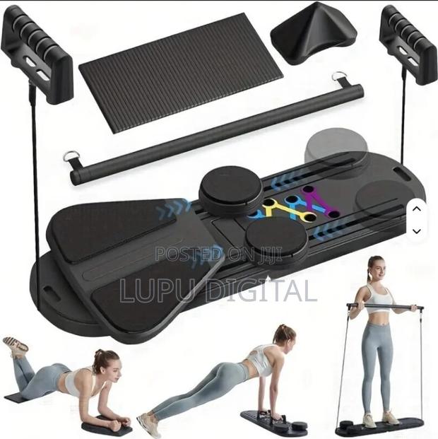 5 in 1 Foldable Pilates Board With Push Up Bar