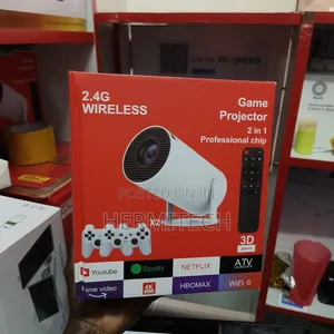 HY300 Gaming Projector With Portable Design for Gaming Anywhere