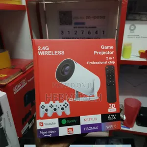 HY300 Gaming Projector With Portable Design for Gaming Anywhere
