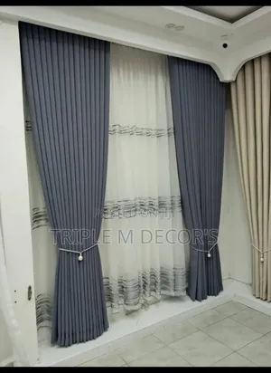 Modern Apartment Grey Curtains