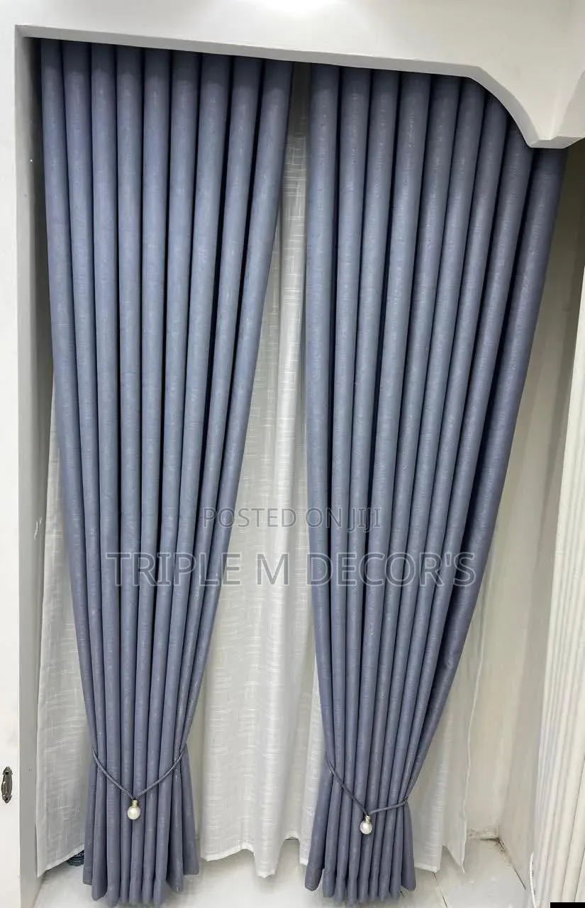Modern Apartment Grey Curtains