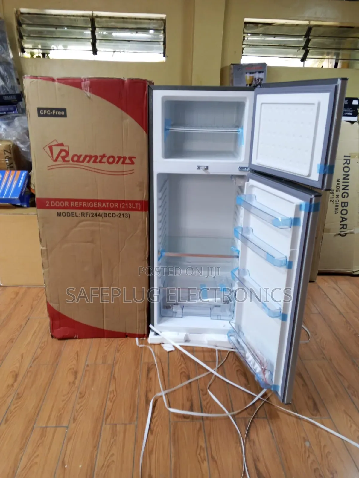 Brand New Ramtons 213L 2-Door Refrigerator RF/244