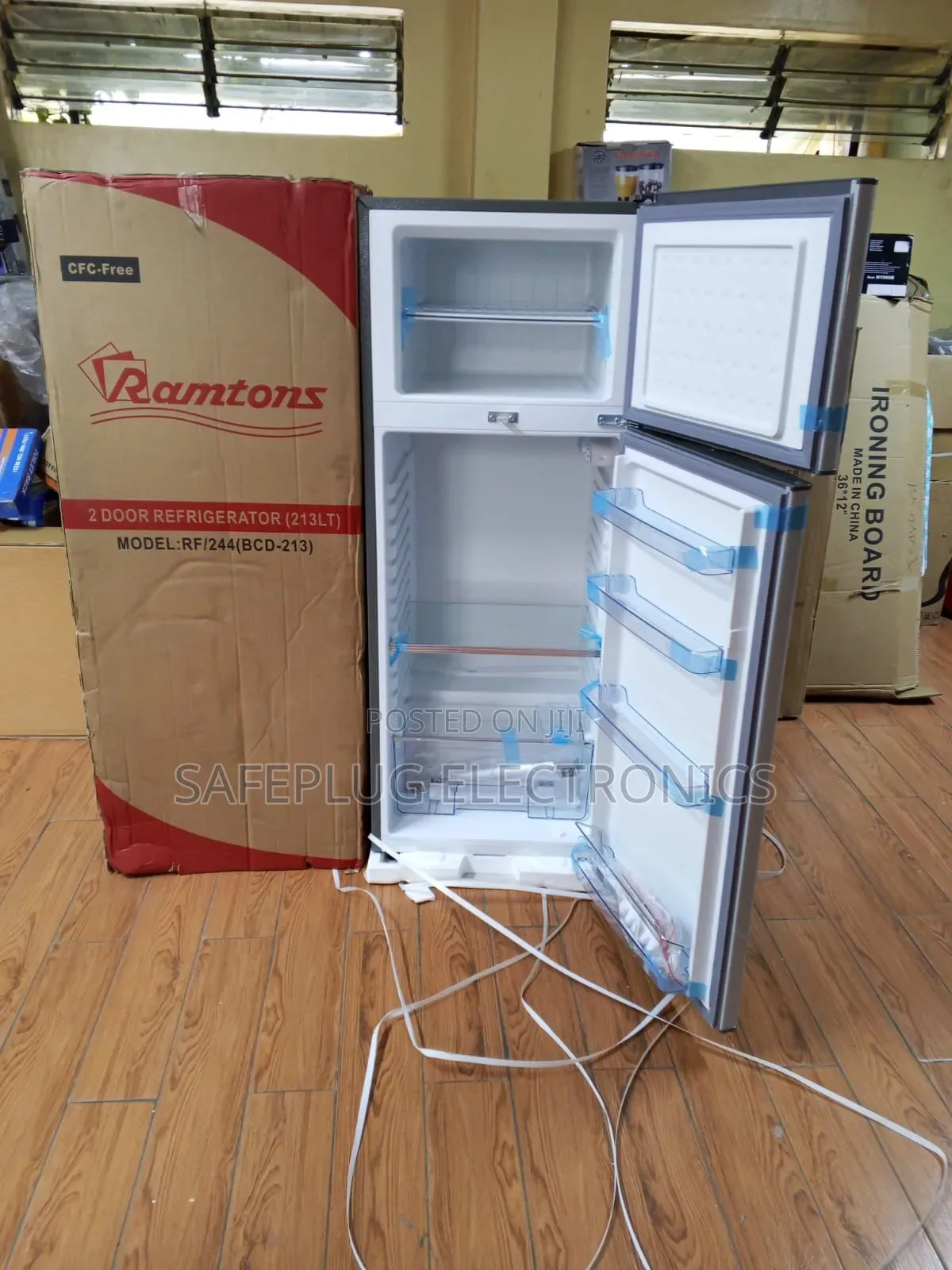 Brand New Ramtons 213L 2-Door Refrigerator RF/244