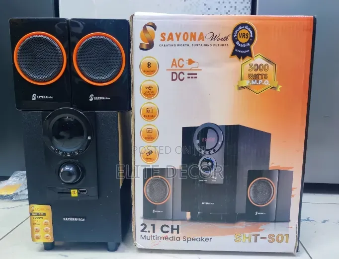 Sayona Worth SHT-S01 2.1 Channel Sound System –
