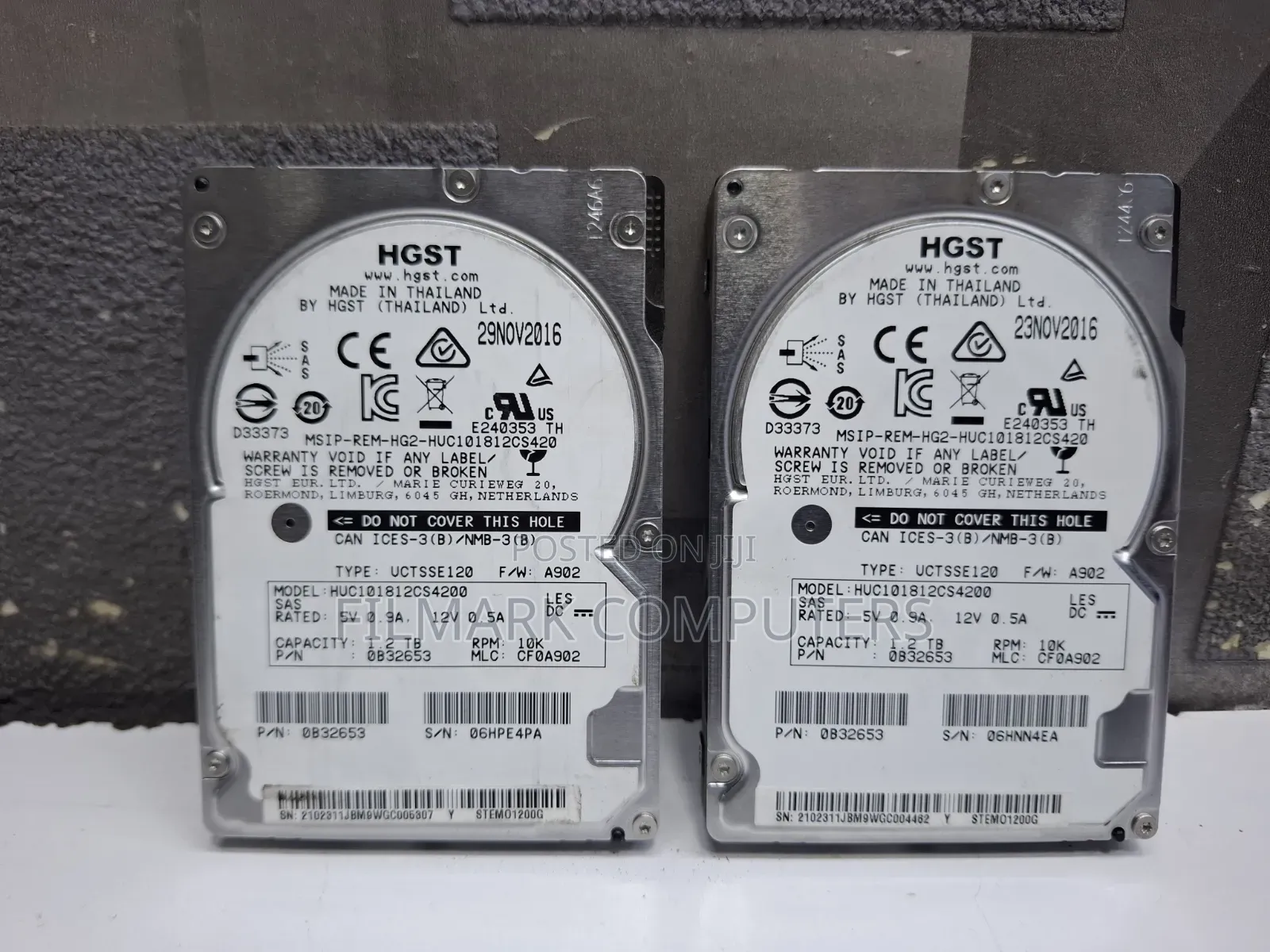 HGST 1.2TB SAS Enterprise Hard Drive for Server