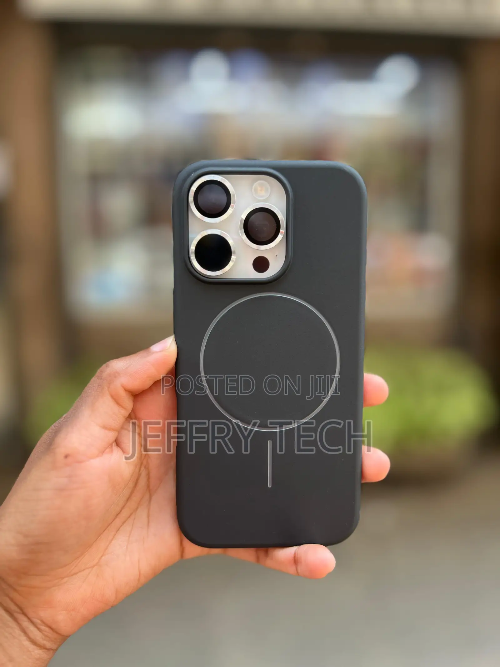 iPhone 16 Pro Protected by a Beats Midnight Black
