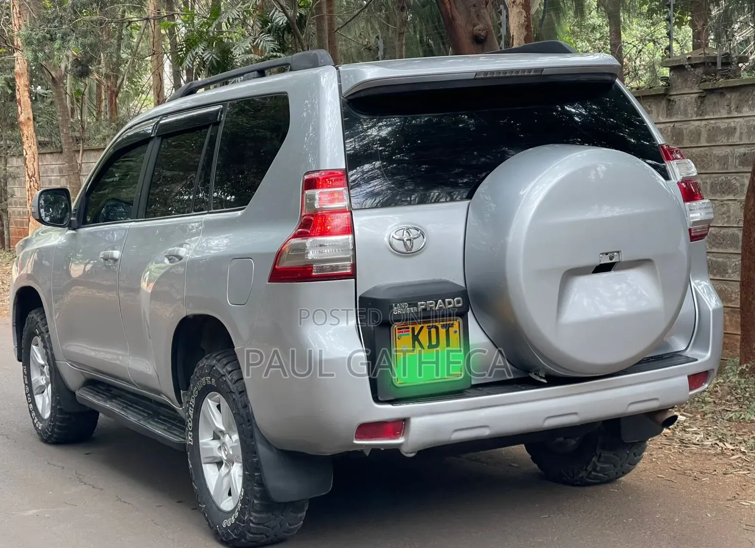 Toyota Land Cruiser Prado 2013 Silver