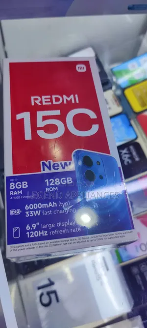New Xiaomi Redmi 15C 4G 128 GB Gray