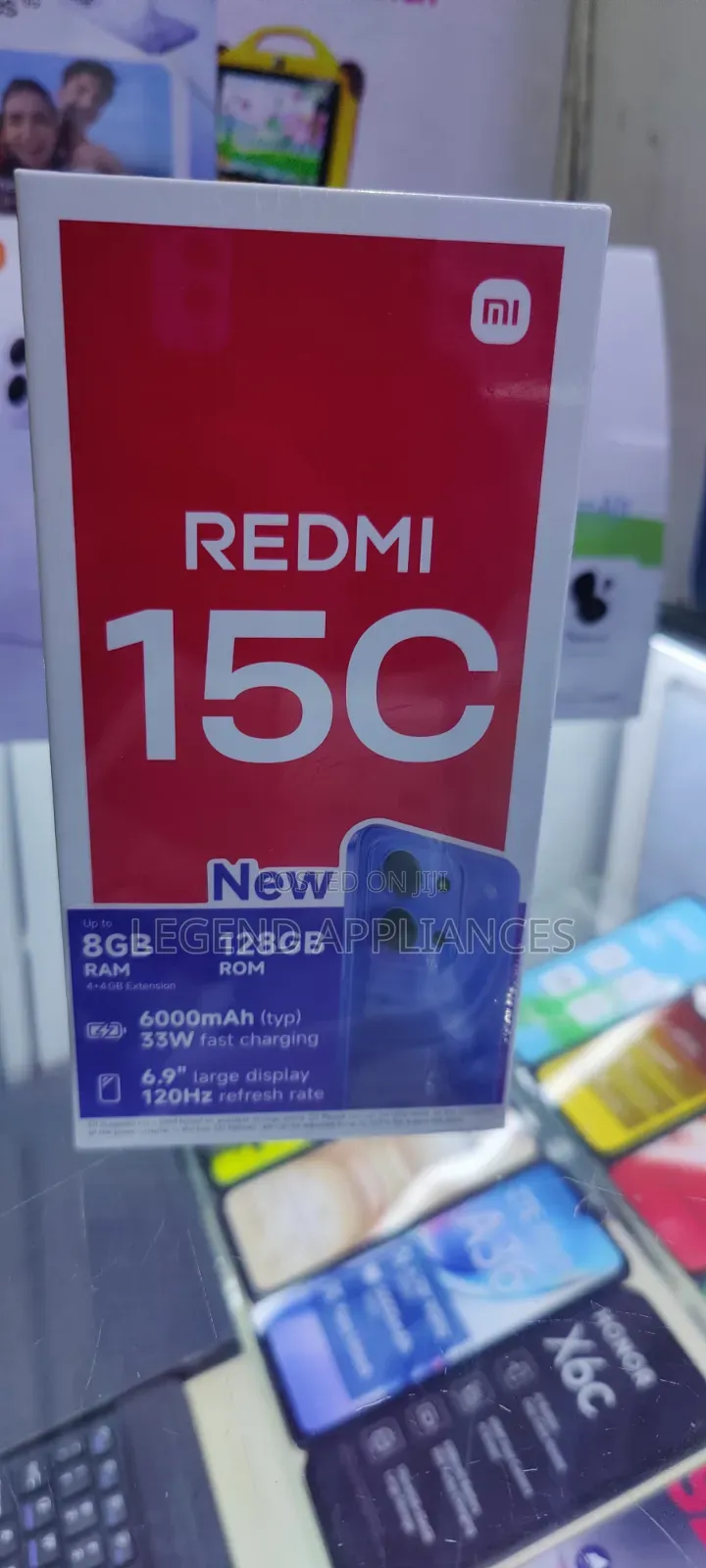 New Xiaomi Redmi 15C 4G 128 GB Gray