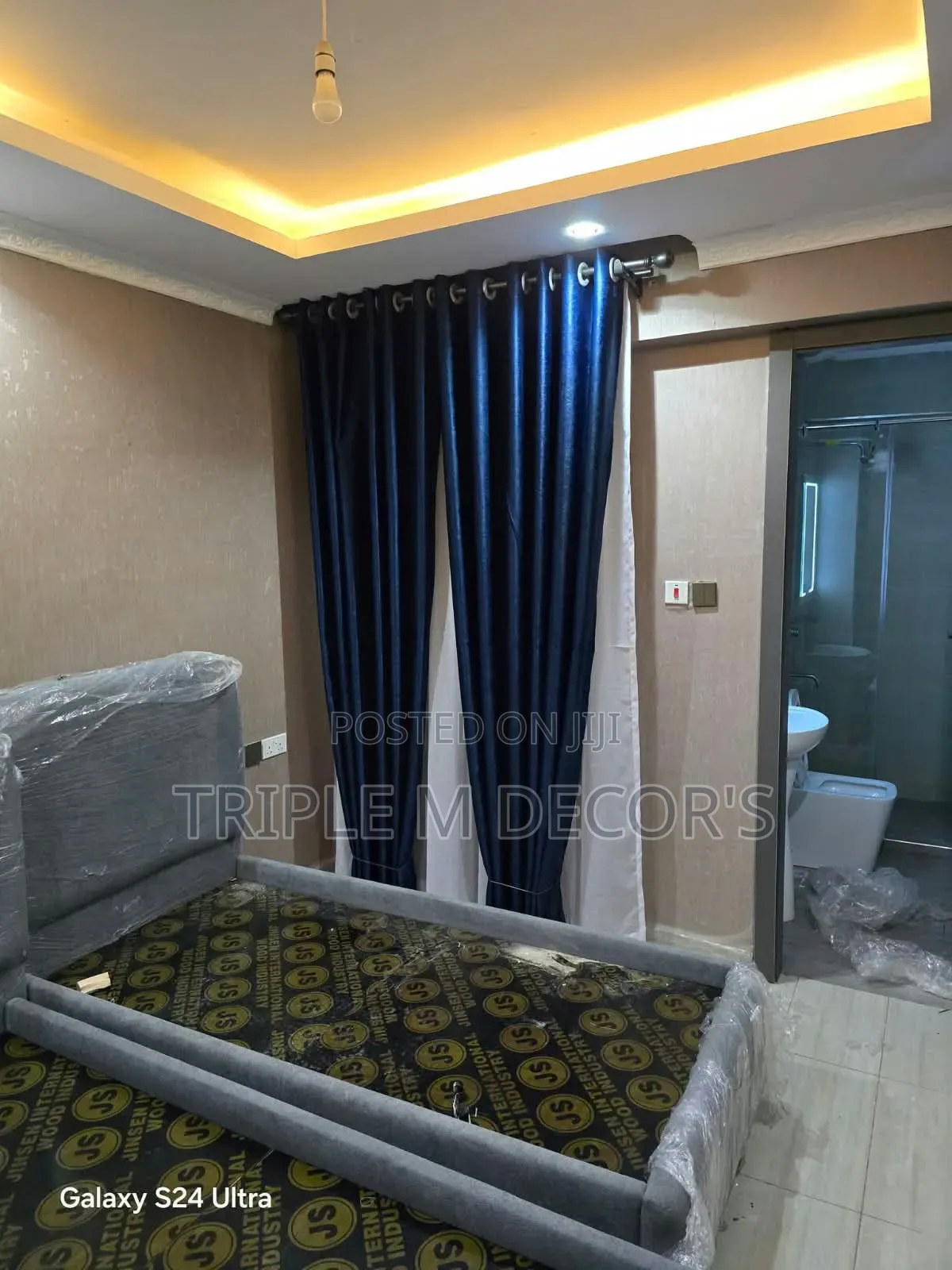 Navy Blue Blackout Curtains