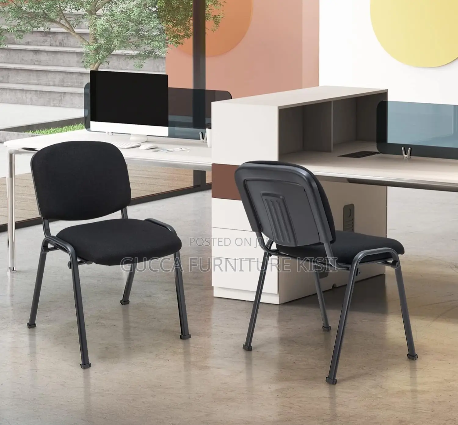 Fabricated Stackable Captain Chair