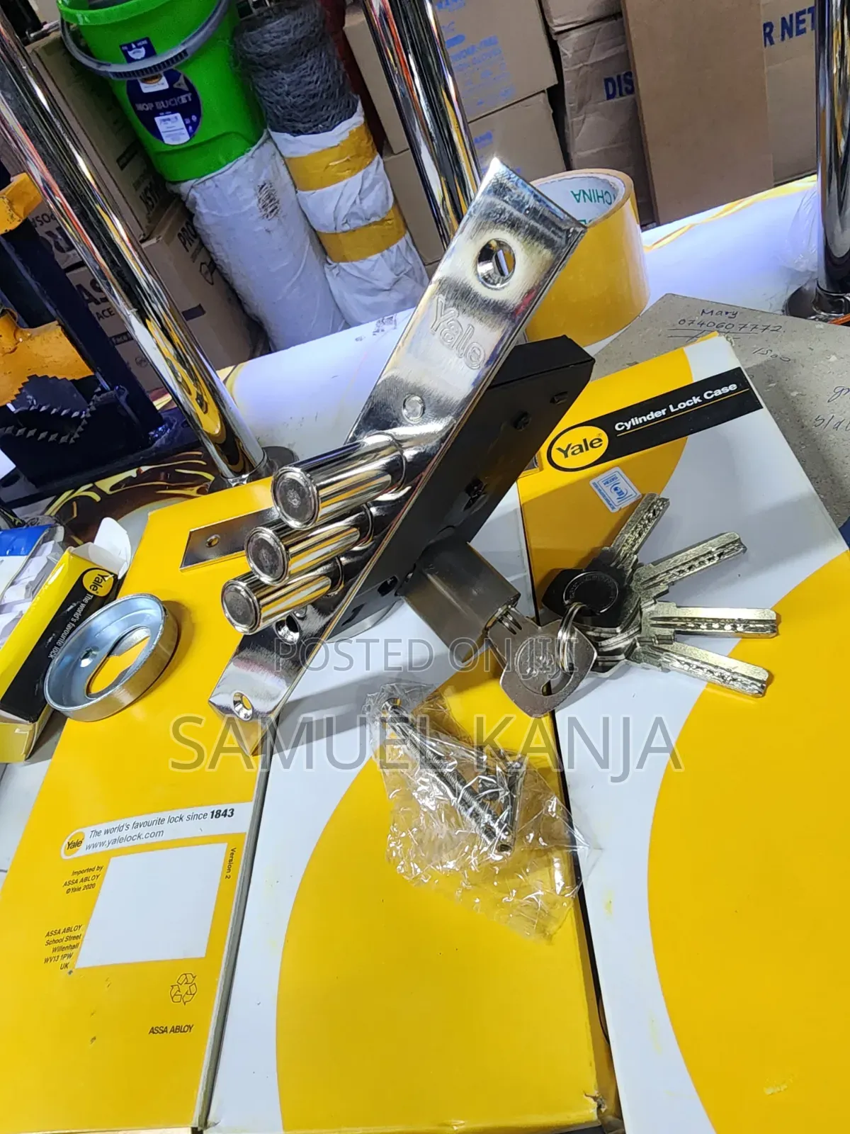 Yale Cylinder Dead Lock
