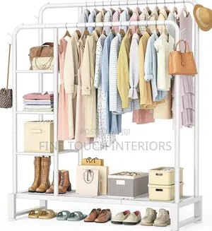 Spacious Cloth Rack for Bedroom