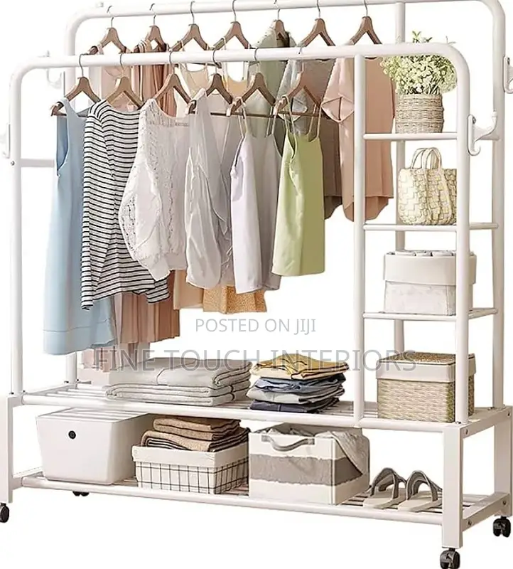 Spacious Cloth Rack for Bedroom