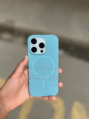 Beats iPhone Case With MagSafe in the Vibrant Riptide Blue iPhone 16