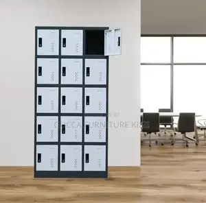 15 Door Standard Gauge Metallic Locker
