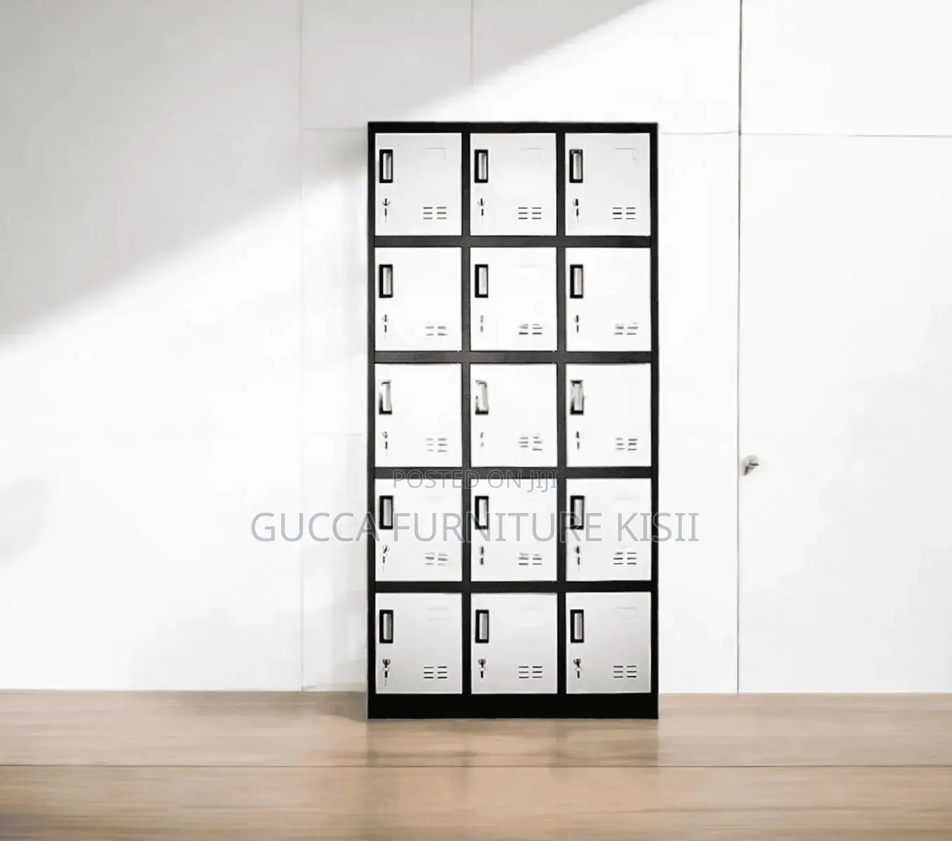 15 Door Standard Gauge Metallic Locker