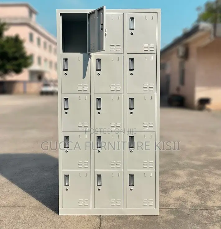 15 Door Standard Gauge Metallic Locker