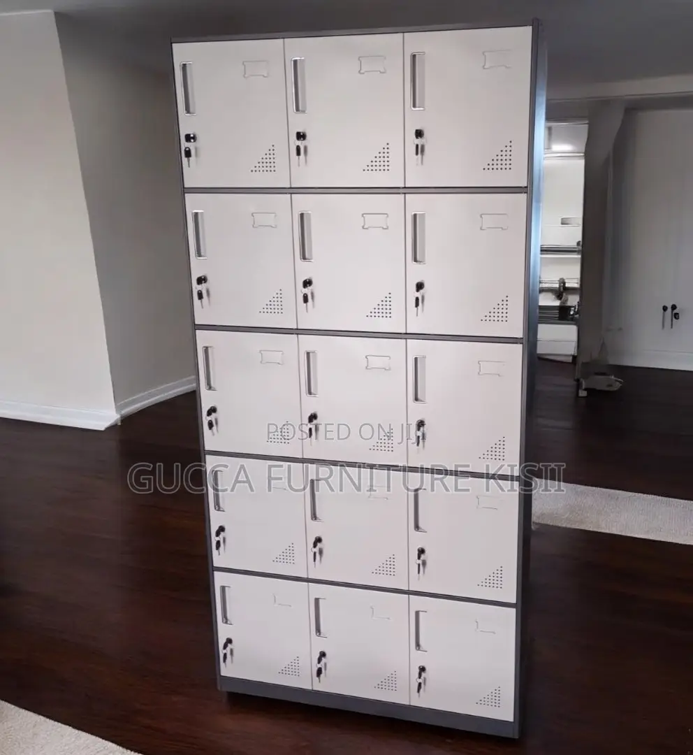 15 Door Standard Gauge Metallic Locker