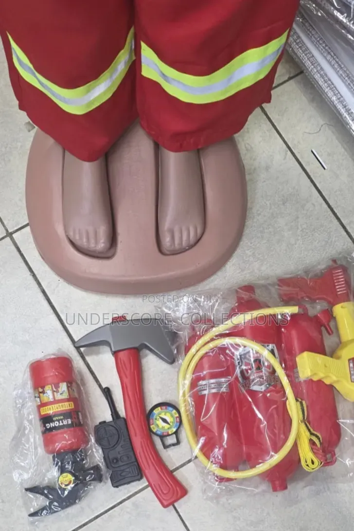 Professional Kids Fireman Cosplay Costumes