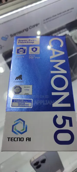 New Tecno Camon 50 256 GB Gray