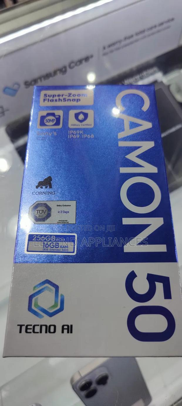 New Tecno Camon 50 256 GB Gray - thumbnail 3