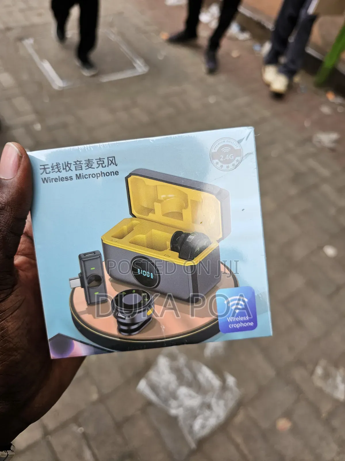Wireless Microphone for Content, Lapel Microphone Type C