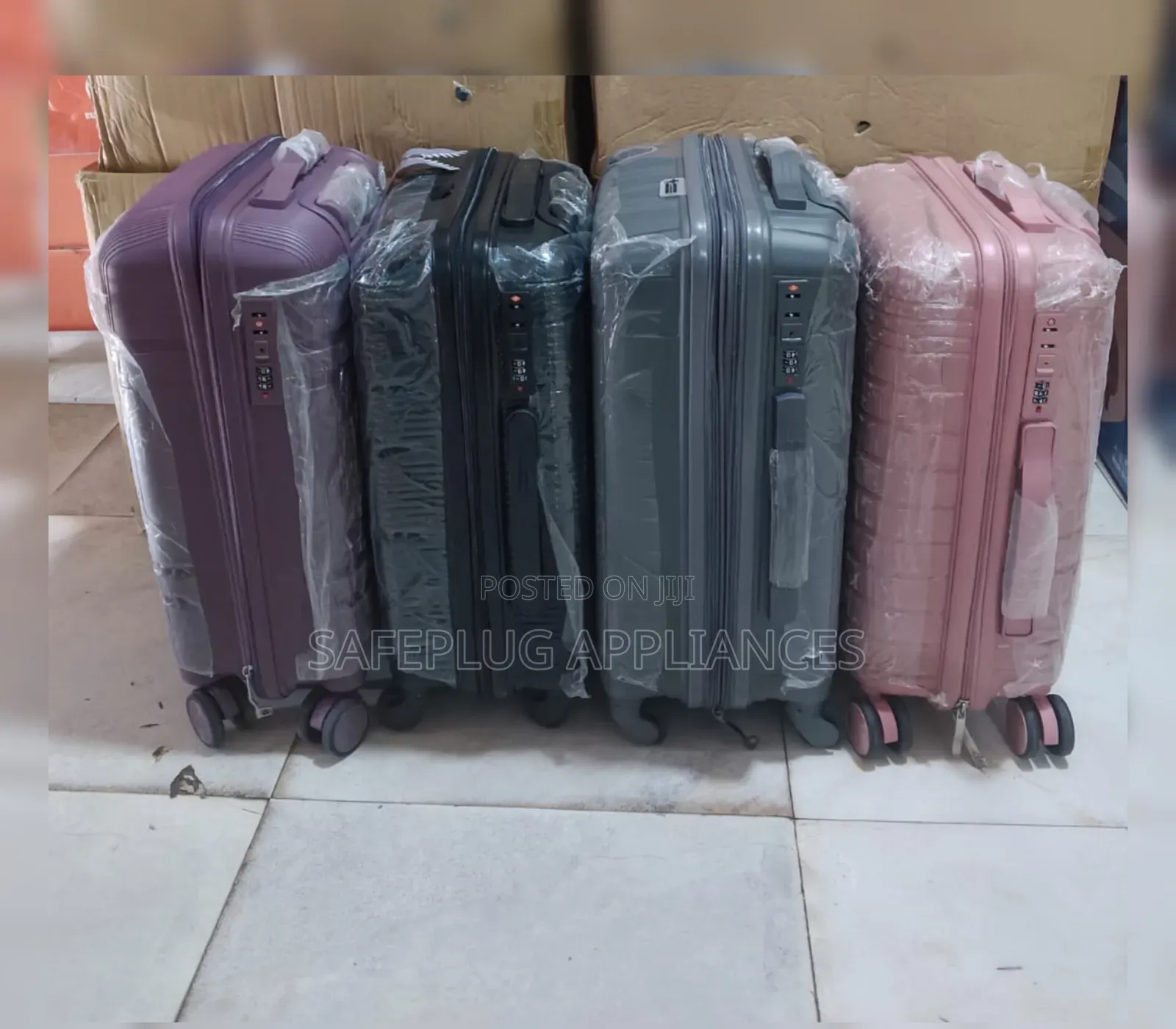 Luxury Small Rubber Suitcase – Portable Travel Business Briefcase