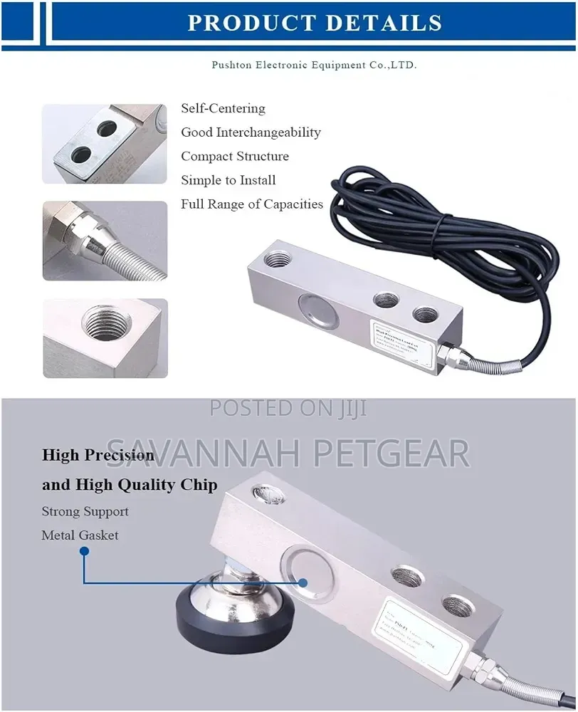 Load Cell Weighing Sensor for Animal Weighing Scales F1 2000KG - 4pcs