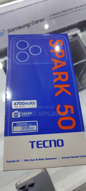 New Tecno Spark 50 128 GB Gray