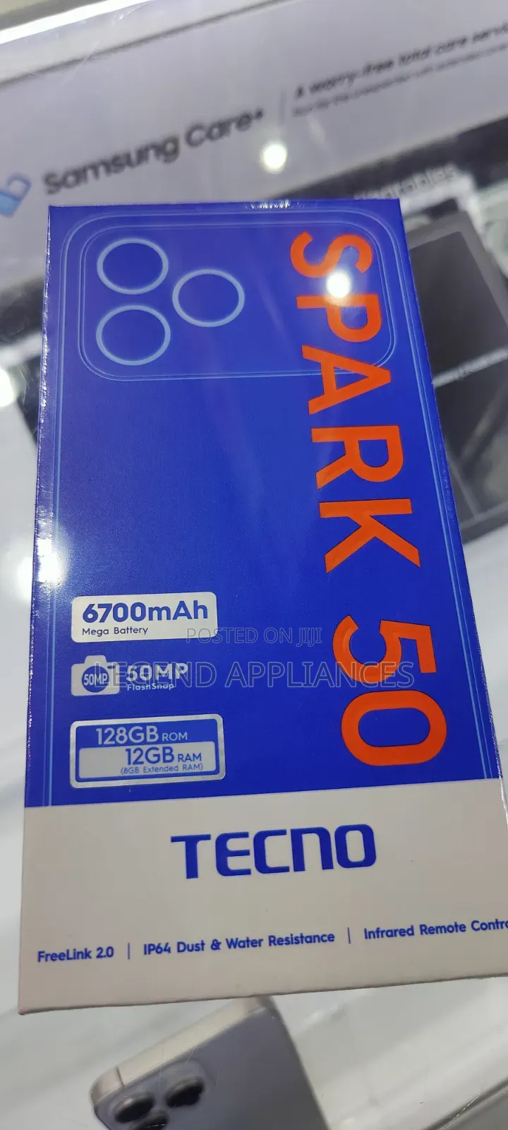 New Tecno Spark 50 128 GB Gray