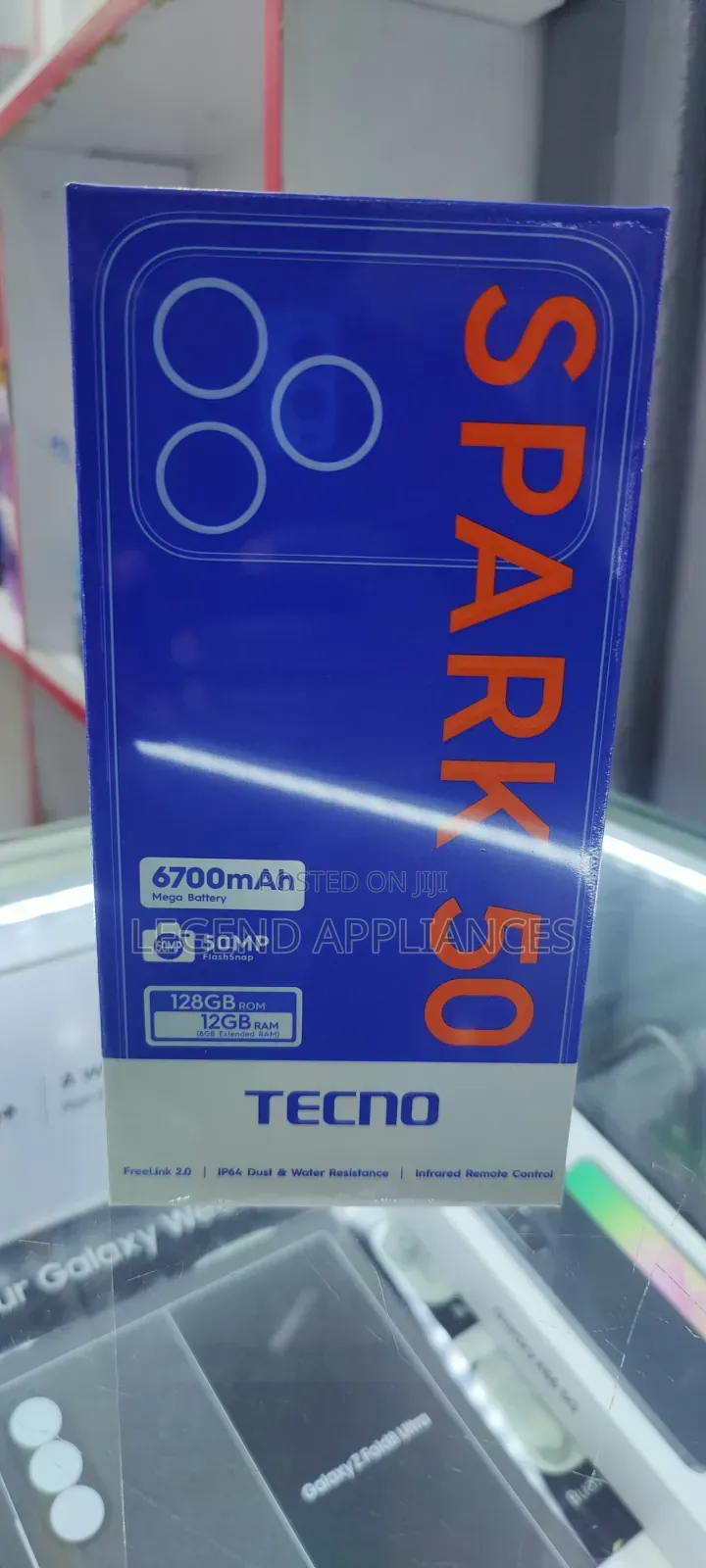 New Tecno Spark 50 128 GB Gray