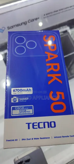 New Tecno Spark 50 128 GB Gray