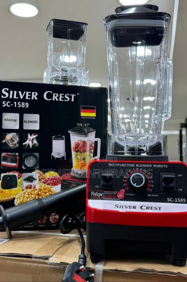 Silver Crest Commercial 2-in-1 Blender – Powerful Versatile