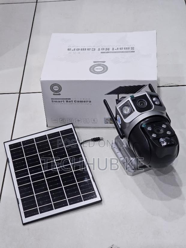 V380 Pro Outdoor Solar Camera – 4g Sim Smart Security System
