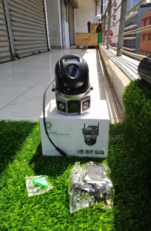 Smart 4G Dual Lens CCTV Camera With PTZ
