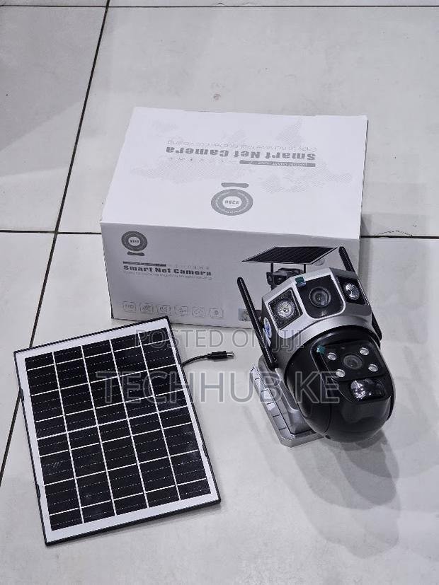 4g Solar Dual Lens Camera V380--Dual-Lens System