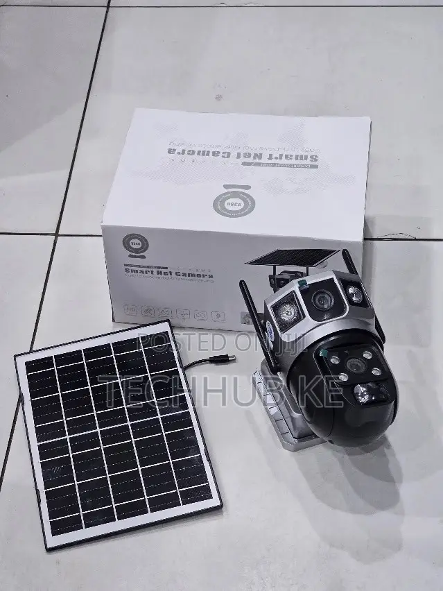 4g Solar Dual Lens Camera V380--Dual-Lens System