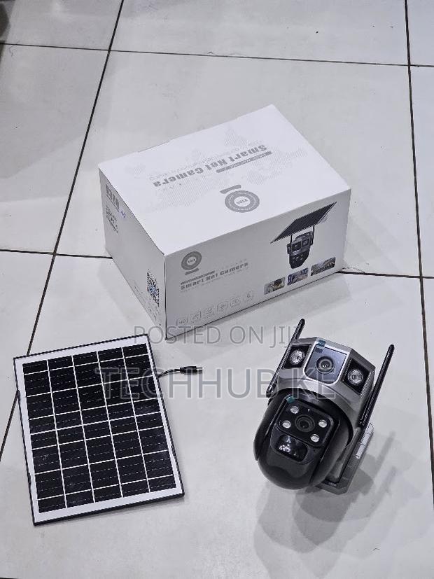 4G Dual-Lens V380 Solar PTZ Camera With Simcard Slot