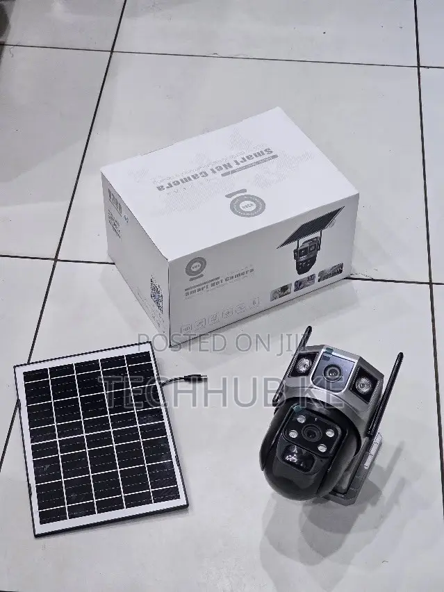 4G Dual-Lens V380 Solar PTZ Camera With Simcard Slot