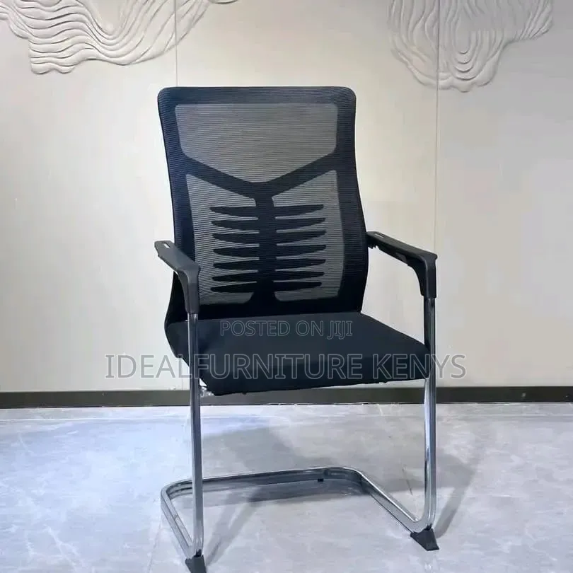 E Mesh Back Visitor Chair - Sled Base