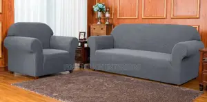 Grey Plain Sofa Covers