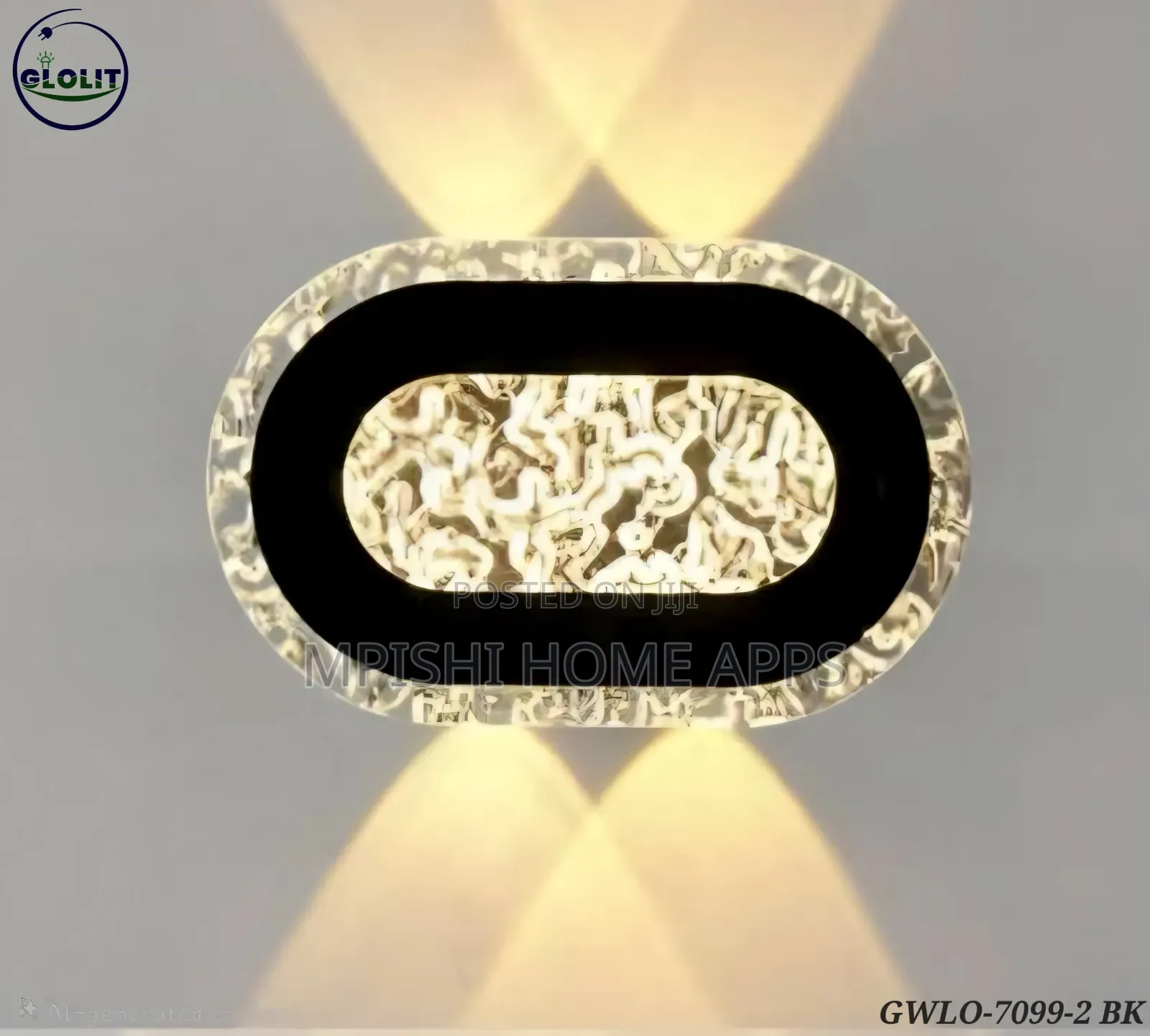 Oval LED Up Down Wall Sconce