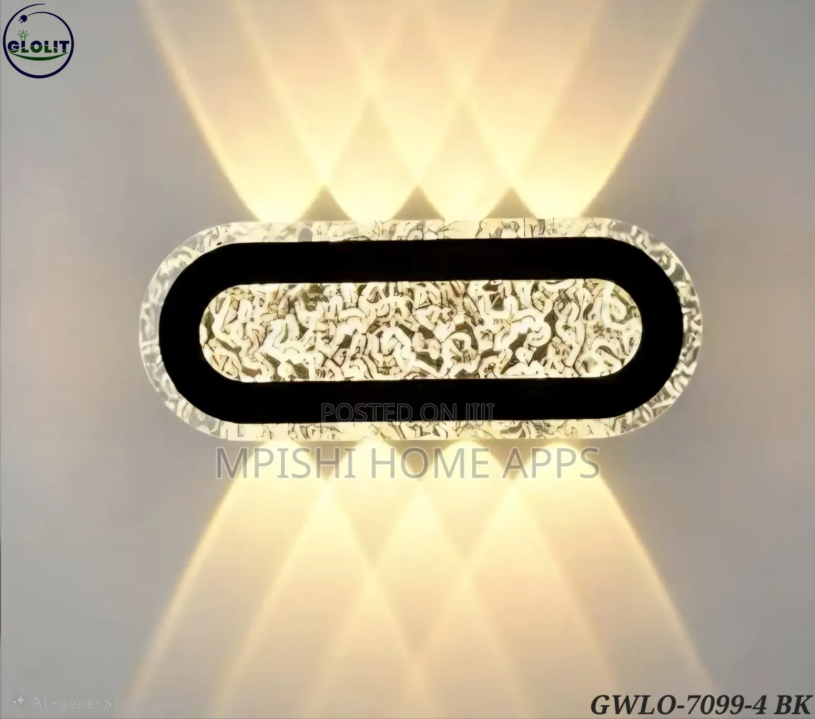 Oval LED Up Down Wall Sconce