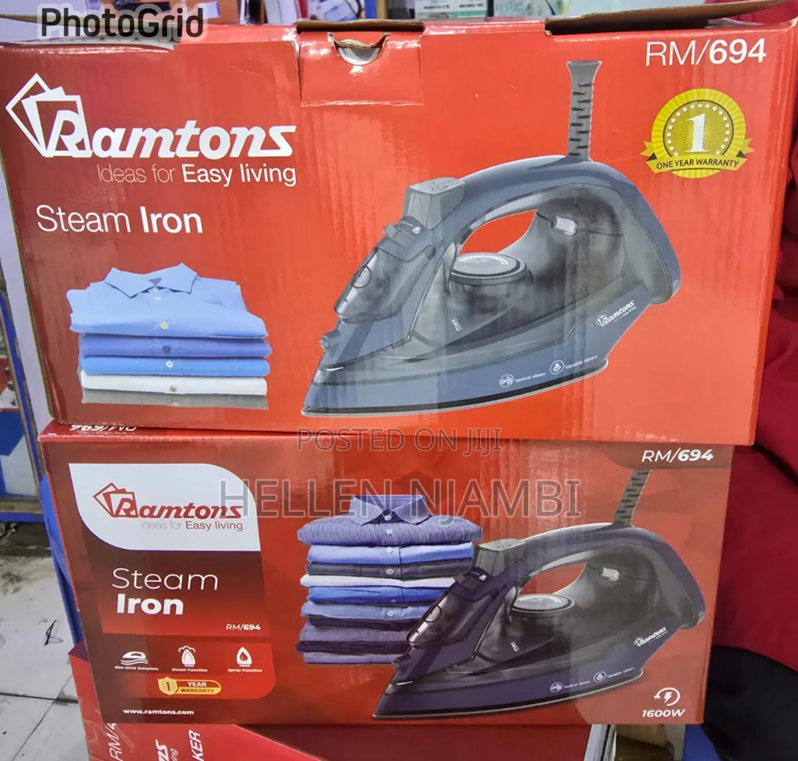 Ramtons RM/694 Steam Iron Box