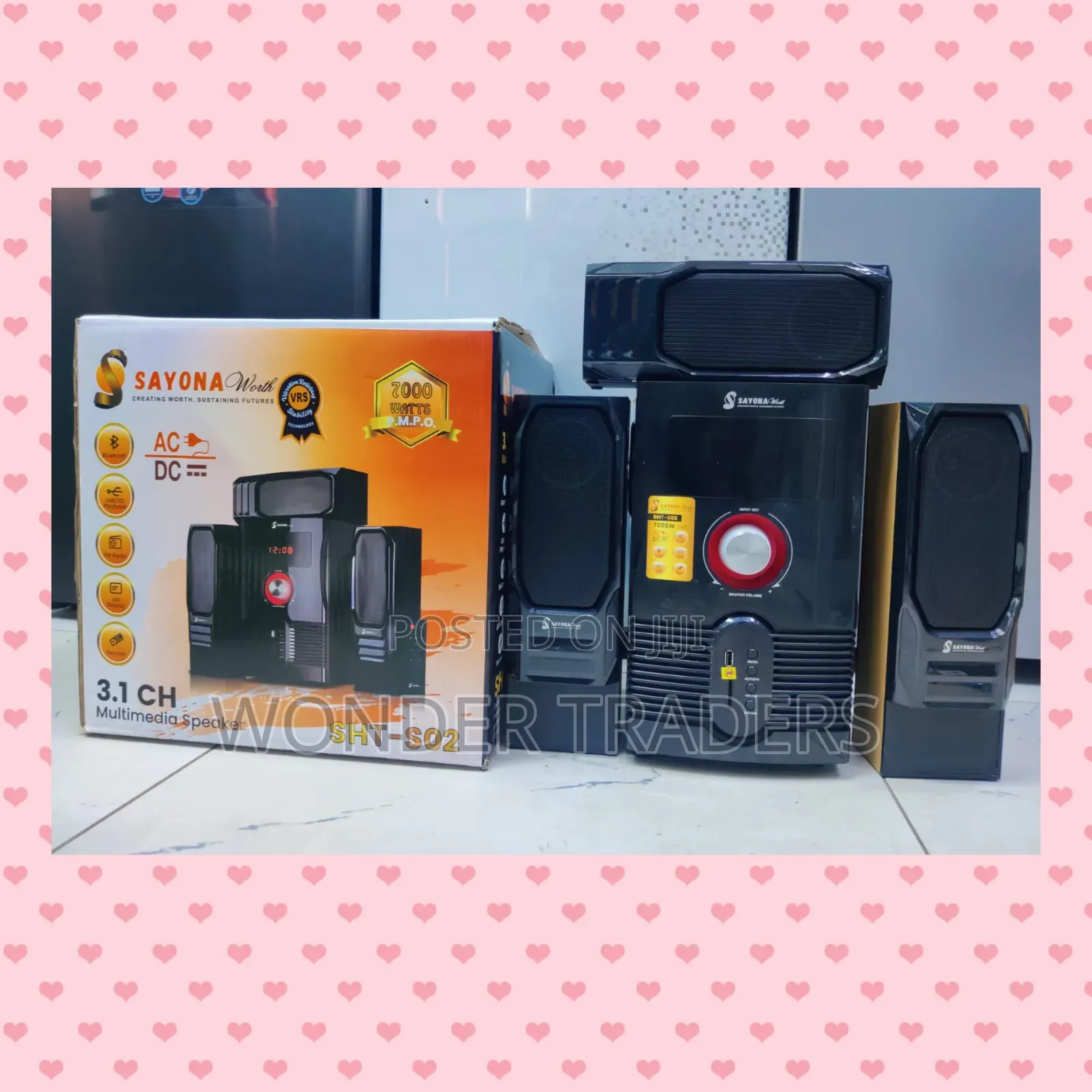 Sayona Worth SHT S02 3.1 Channel *Pmpo-7000watts*