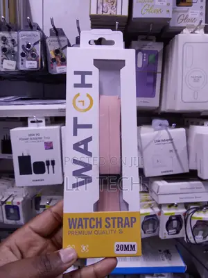 Watch Premium Silicone Sport Loop Strap - Pink - 20MM Universal